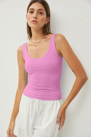 Be Cool Scoop Neck Wide Strap Tank - MOD&SOUL - Contemporary Women's Clothing