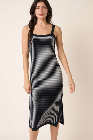 Striped Midi Cami Dress - MOD&SOUL - Contemporary Women's Clothing