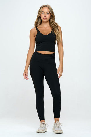 Activewear Set Top and Leggings - MOD&SOUL - Contemporary Women's Clothing