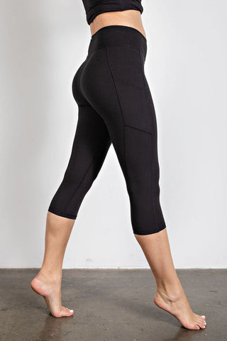 Capri Yoga Pants With Side Pockets -  - Rae Mode - MOD&SOUL