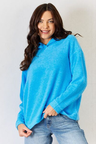 Long Sleeve Cozy Hoodie - MOD&SOUL - Contemporary Women's Clothing