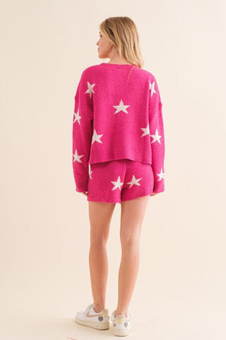 Long Sleeve Star Print Set - MOD&SOUL - Contemporary Women's Clothing
