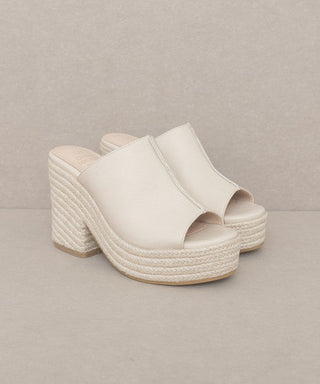 Melissa - Espadrille Platform Slide - Shoes - KKE Originals - MOD&SOUL