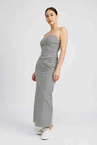 Twill Maxi Skirt - MOD&SOUL - Contemporary Women's Clothing