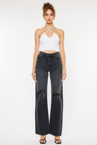 Ultra High Rise 90's Flare Jeans - FINAL SALE - MOD&SOUL - Contemporary Women's Clothing