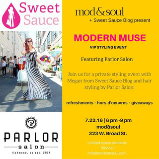 MODern Muse - A VIP Happy Hour Styling Event - MOD&SOUL - Contemporary Women's Clothing