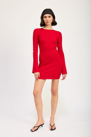 long sleeve mod dress Mid Century Mini Dress, Long Sleeve, GOGO Dress- MCM Mid Mod Dress, Color Block Dress