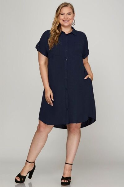 Navy Short Sleeve Shirt Dress | Button-Down Mini Dress | Mod & Soul – MOD&SOUL Navy Short Sleeve Shirt Dress | Button-Down Mini Dress | Mod & Soul – MOD&SOUL