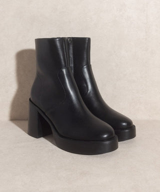 Alexandra - Platform Ankle Boots -  - KKE Originals - MOD&SOUL