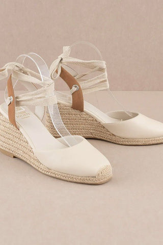 ALONDRA-ESPADRILLE, LACE UP, WEDGE - MOD&SOUL - Contemporary Women's Clothing
