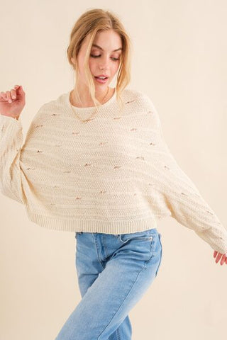And The Why Dolman Sleeves Sweater - MOD&SOUL - Contemporary Women's Clothing