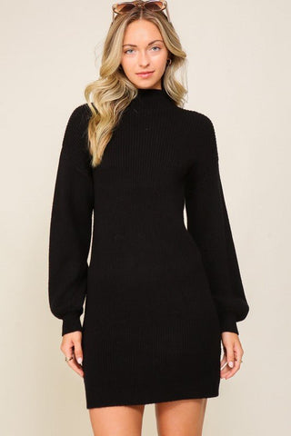 Black Sweater Dress - MOD&SOUL - Contemporary Women's Clothing