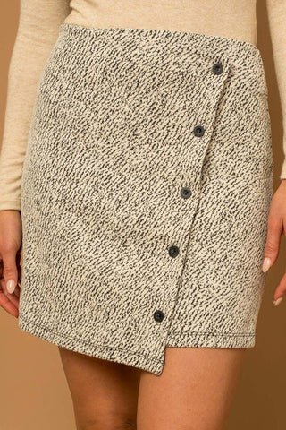 Button Down Mini Skirt - MOD&SOUL - Contemporary Women's Clothing