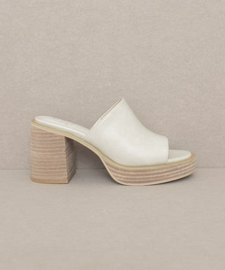 Camille - Platform Slide Heel - Shoes - KKE Originals - MOD&SOUL