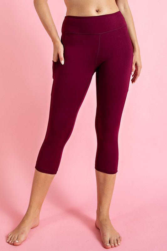 Capri Yoga Pants With Side Pockets – MOD&SOUL - Contemporary Women's  Clothing
