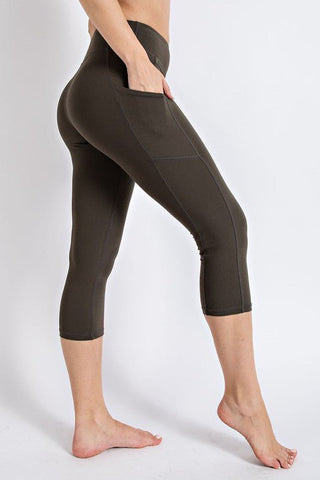Capri Yoga Pants With Side Pockets -  - Rae Mode - MOD&SOUL