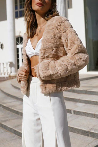 Faux Fur Cop Jacket -  - One and Only Collective Inc - MOD&SOUL