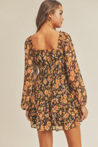 Floral Mini Dress -  - Lush Clothing - MOD&SOUL