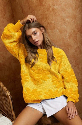 Floral Pullover Sweater -  - Davi & Dani - MOD&SOUL