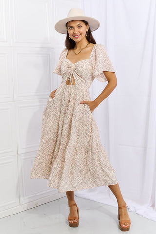 Floral Tiered Ruffle Midi Dress -  - Trendsi - MOD&SOUL
