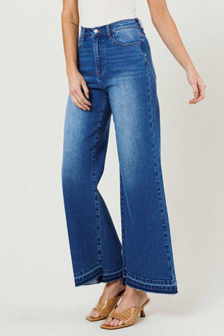 High Waisted Wide Leg Jeans - MOD&SOUL - Contemporary Women's Clothing