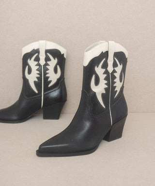 Houston - Layered Panel Cowboy Boots -  - KKE Originals - MOD&SOUL