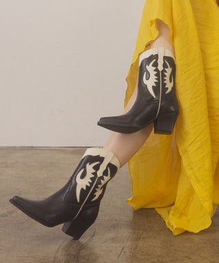 Houston - Layered Panel Cowboy Boots -  - KKE Originals - MOD&SOUL