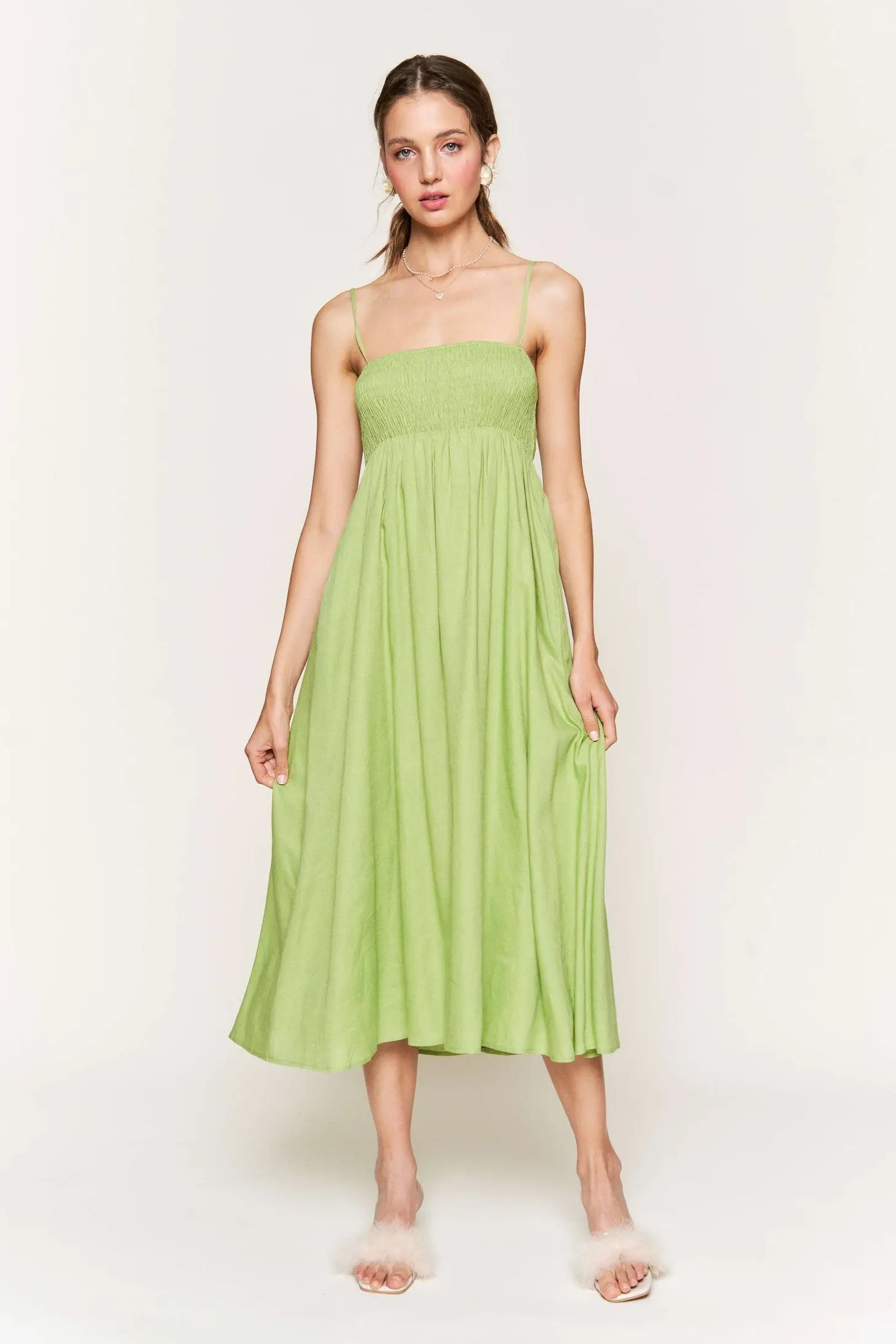 Jessie Green Midi Dress | Casual Midi Dress | Cute Midi Sundress MOD&SOUL - Contemporary Women's Clothing Jessie Green Midi Dress | Casual Midi Dress | Cute Midi Sundress MOD&SOUL - Contemporary Women's Clothing