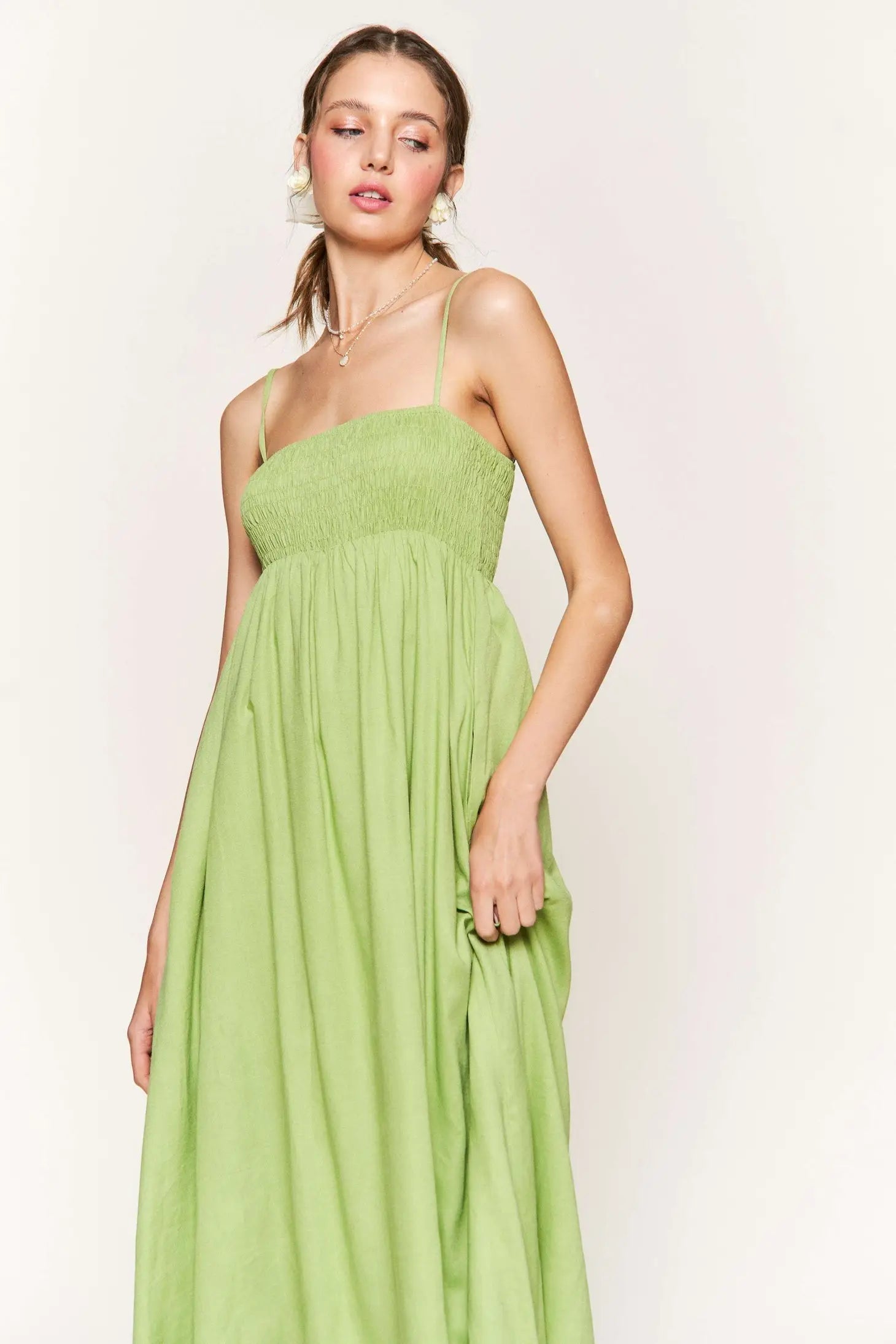 Jessie Green Midi Dress | Casual Midi Dress | Cute Midi Sundress MOD&SOUL - Contemporary Women's Clothing Jessie Green Midi Dress | Casual Midi Dress | Cute Midi Sundress MOD&SOUL - Contemporary Women's Clothing
