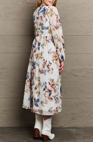 Karina Floral Midi Dress -  - Trendsi - MOD&SOUL
