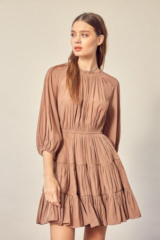 Kenzi Tiered Mini Dress - FINAL SALE - MOD&SOUL - Contemporary Women's Clothing