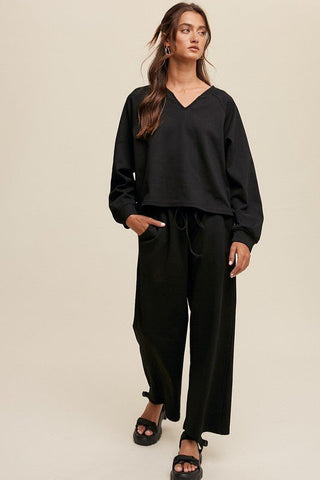 Lazy Sunday Sweatshirt and Pants Set - MOD&SOUL - Contemporary Women's Clothing