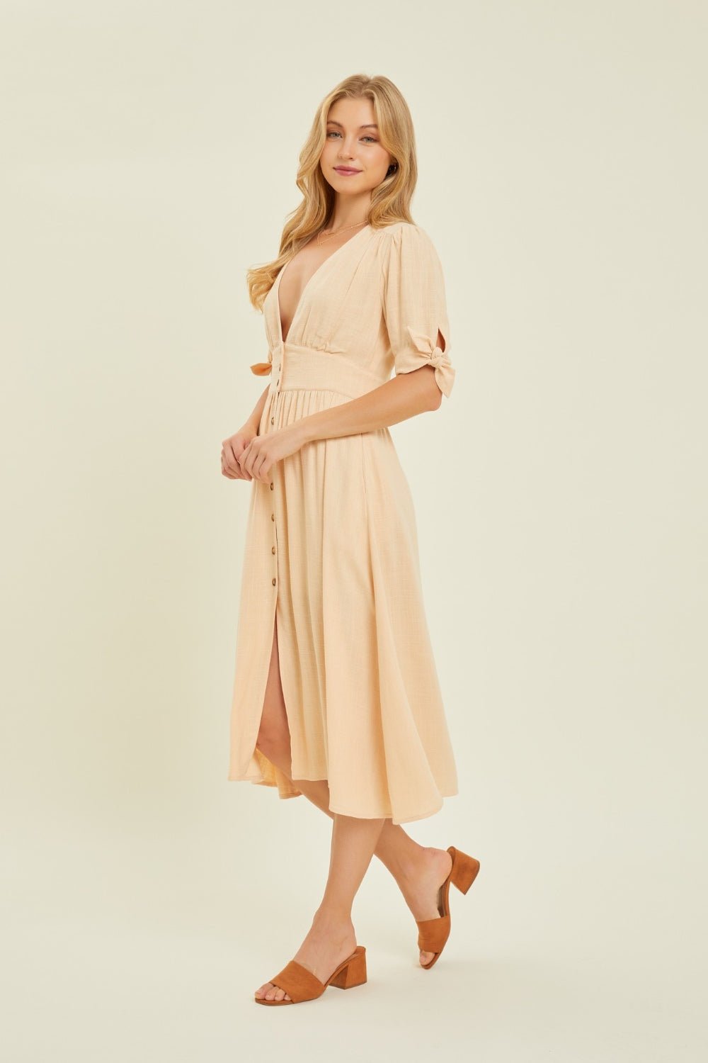 Linen Button-Down Midi Dress | Cute Midi Dress – MOD&SOUL Linen Button-Down Midi Dress | Cute Midi Dress – MOD&SOUL