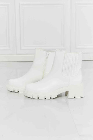 Lug Sole Chelsea Boots in White -  - Trendsi - MOD&SOUL