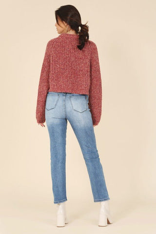 Melange Sweater Top -  - Lilou - MOD&SOUL