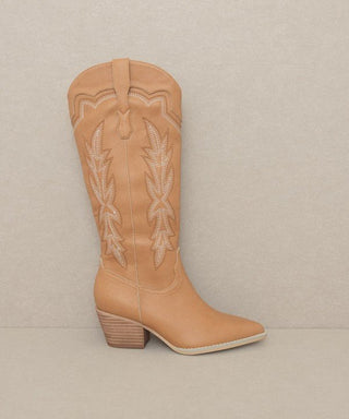 OASIS SOCIETY Ainsley - Embroidered Cowboy Boot -  - KKE Originals - MOD&SOUL