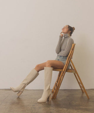Shiloh - Knee High Block Heel Boots -  - KKE Originals - MOD&SOUL