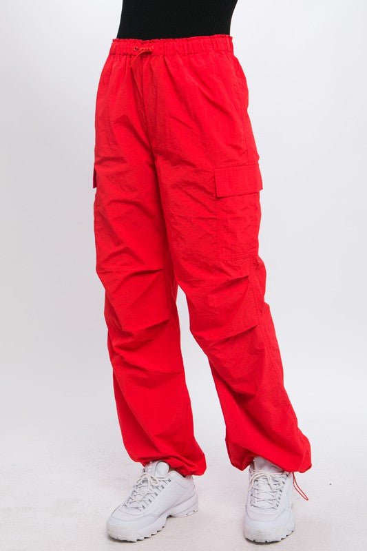 Parachute Cargo Pants, Trendy Cargo Jeans