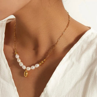Pearl Drop Necklace - Necklaces - Mod & Soul - MOD&SOUL