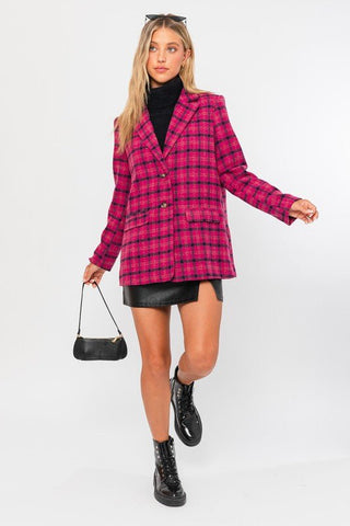 Pink Blazer Coat -  - LE LIS - MOD&SOUL