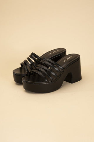 Platform Mule Slides - Shoes - Fortune Dynamic - MOD&SOUL