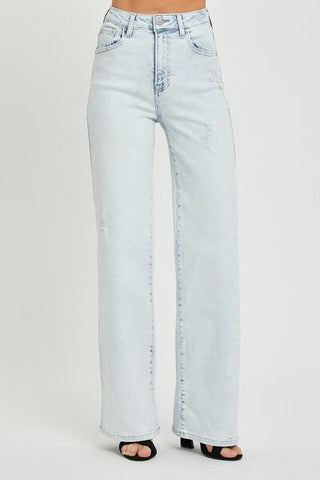 RISEN Ultra High Waist Wide Leg Jeans - MOD&SOUL - Contemporary Women's Clothing