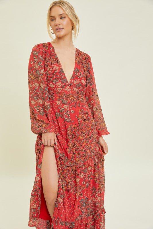 Floral Maxi Dress | Long Fall Dress | Fall Occasion Dresses MOD&SOUL - Contemporary Women's Clothing Floral Maxi Dress | Long Fall Dress | Fall Occasion Dresses MOD&SOUL - Contemporary Women's Clothing