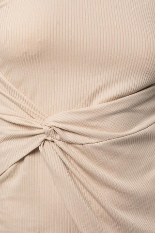 Sleeveless Twist Detail Midi Dress -  - Gilli - MOD&SOUL