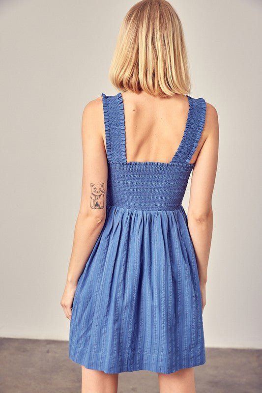 | Contemporary Summer - Dress Dresses – Women\'s Clothing MOD&SOUL Dress Mini | Smocked Casual
