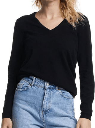V-neck Essential Sweater H4UAZB7XU8 - MOD&SOUL - Contemporary Women's Clothing