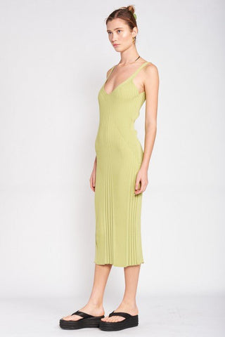 Open Back Ribbed Knit Dress | Basic Midi Dress MOD&SOUL - Contemporary Women's Clothing Open Back Ribbed Knit Dress | Basic Midi Dress MOD&SOUL - Contemporary Women's Clothing