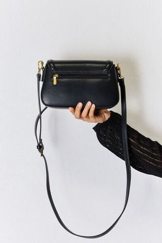 Vegan Leather Crossbody Bag - MOD&SOUL - Contemporary Women's Clothing
