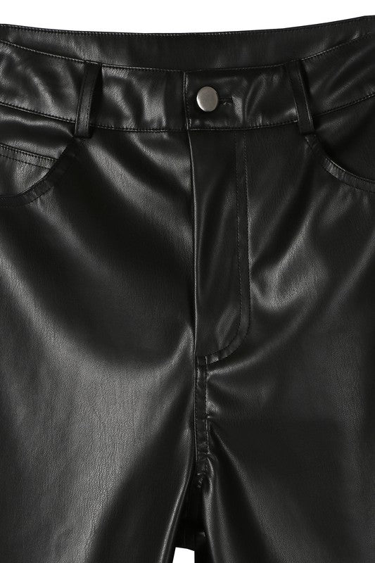 Vegan Leather Pants - FINAL SALE – MOD&SOUL - Contemporary Women's Clothing
