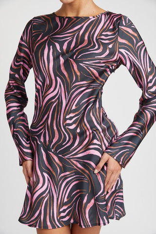 Zebra Print Mini Dress - Dress - Emory Park - MOD&SOUL